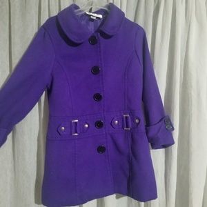 Toddler purple coat